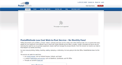 Desktop Screenshot of postalmethods.com