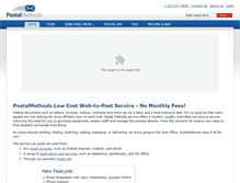 Tablet Screenshot of postalmethods.com